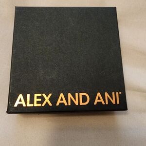 Alex and Ani Gold Las Vegas Charm Bangle with Red and Black Accents
